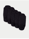 Marks & Spencer Къси чорапи Trainer Liners™ с технология Cool & Fresh™, 5 чифта в опаковка Marks & Spencer черни