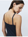 Marks & Spencer Тилко с дантелена finishing и висок дял памук, 3 бр. Marks & Spencer морско синьо