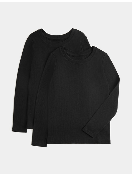Marks & Spencer Термо топове с технология Heatgen™, 2 броя в опаковка (2-14 години) Marks & Spencer черна