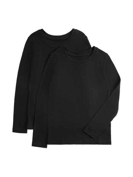 Marks & Spencer Термо топове с технология Heatgen™, 2 броя в опаковка (2-14 години) Marks & Spencer черна