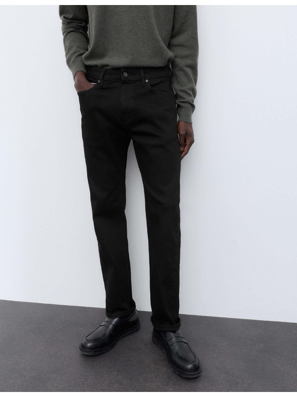Marks & Spencer Японски дънки Selvedge, прав силует Marks & Spencer черно