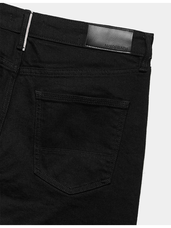 Marks & Spencer Японски дънки Selvedge, прав силует Marks & Spencer черно