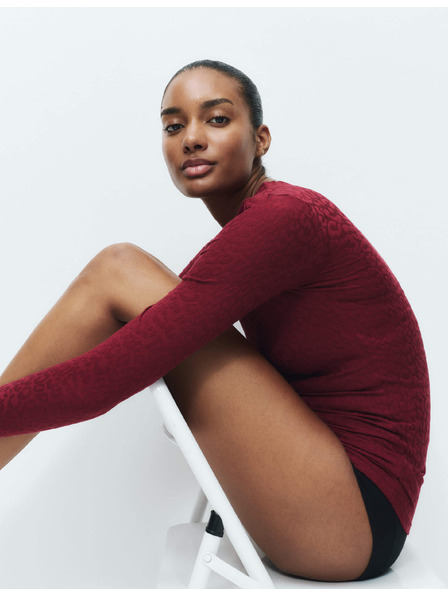 Marks & Spencer Жакардов топ с топъл слой с технология Heatgen™, 2 бр. Marks & Spencer червена