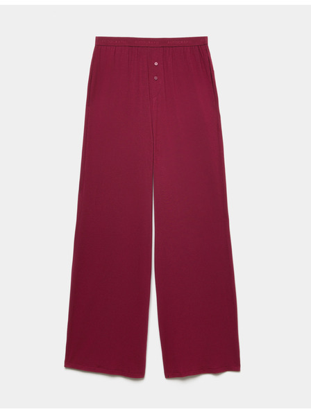 Marks & Spencer Пижамни панталони с висок модалък и широки крачоли Marks & Spencer червена