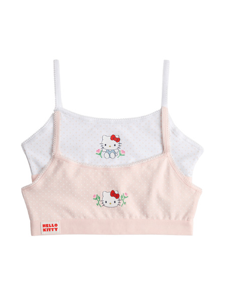 Marks & Spencer Скъсени топове с мотив Hello Kitty™, висок процент памук, 2 бр. (7–16 години) Marks & Spencer розова