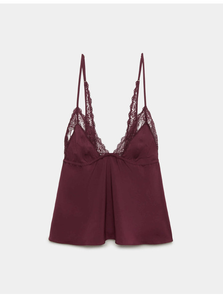 Marks & Spencer Дантелена нощница Clara Papertouch Marks & Spencer червено