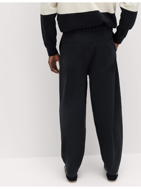 Marks & Spencer Панталони с прави крачола Marks & Spencer черни