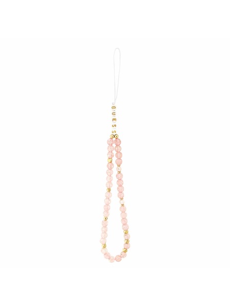 Guess Guess IML Flowers Allover Strap MagSafe Заден калъф за iPhone 18 Pro Pink