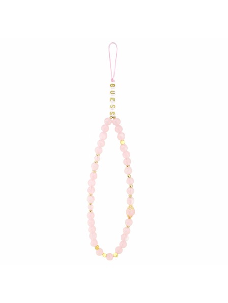 Guess Guess PU 4G Metal Logo Strap Заден калъф за iPhone 18 Pro Pink