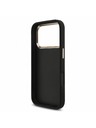 Guess Guess PU 4G Metal Logo Strap Заден калъф за iPhone 18 Pro Black