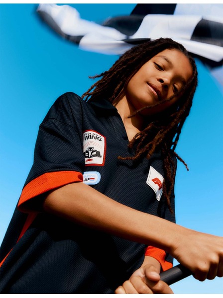 Marks & Spencer Polo top Formula 1® от мрежеста тъкан (6–16 години) Marks & Spencer черна