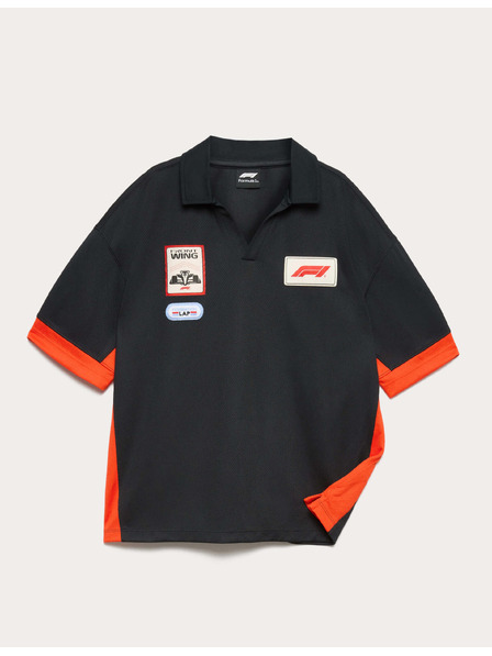 Marks & Spencer Polo top Formula 1® от мрежеста тъкан (6–16 години) Marks & Spencer черна
