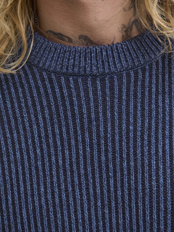 Jack & Jones Мъжки плетен пуловер sky captain