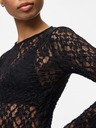 Pieces Дамски черен топ HAZEL