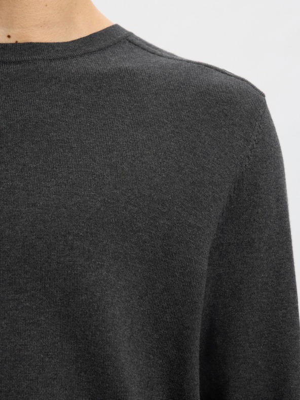 SELECTED Мъжки пуловер SLMBERG антрацит