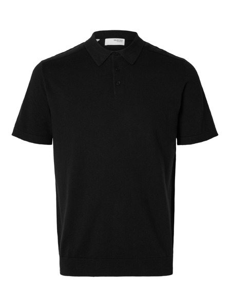 SELECTED Мъжко polo тениска SELECTED черна