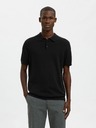 SELECTED Мъжко polo тениска SELECTED черна