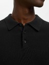 SELECTED Мъжко polo тениска SELECTED черна
