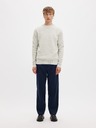 SELECTED Мъжки структуриран пуловер light grey