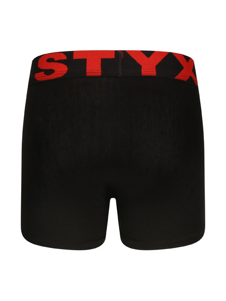 Styx Детски боксерки Styx спортна гума черни