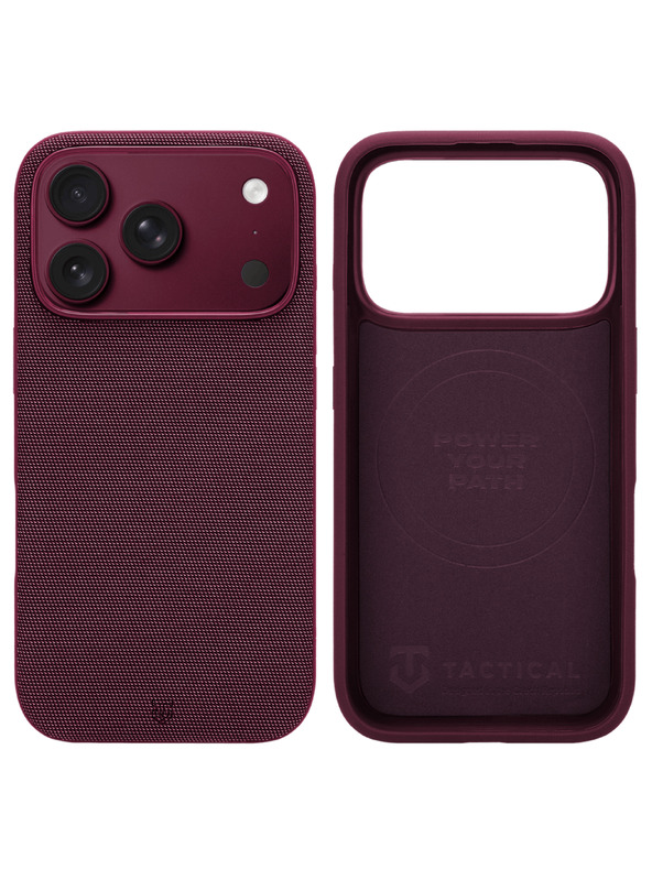 Tactical Tactical MagForce WEARe Калъф за Apple iPhone 17 Pro/18 Pro Burgundy