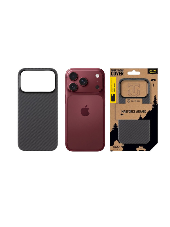 Tactical Tactical MagForce Aramid Калъф за Apple iPhone 18 Pro Black