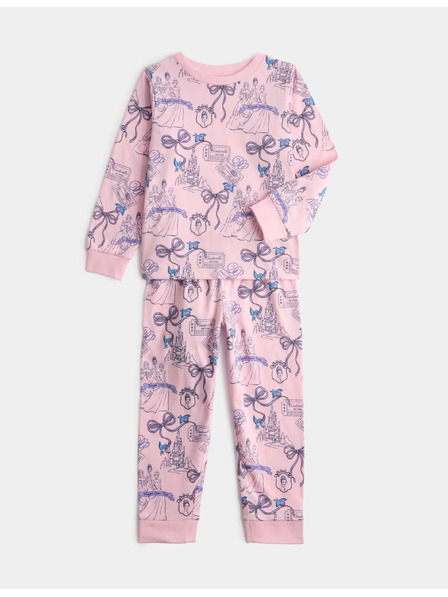 Marks & Spencer Пижама от чист памук Disney Princess™ (1-8 години) Marks & Spencer синя