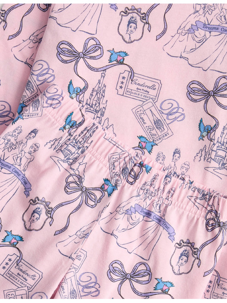 Marks & Spencer Пижама от чист памук Disney Princess™ (1-8 години) Marks & Spencer синя