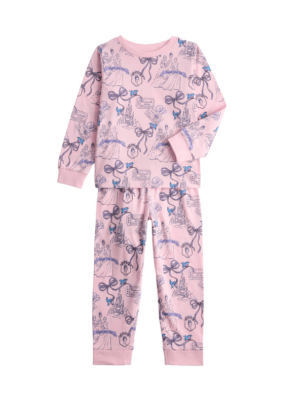 Marks & Spencer Пижама от чист памук Disney Princess™ (1-8 години) Marks & Spencer синя