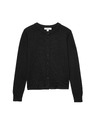 Marks & Spencer Кардиган с копчета и кръгло деколте Marks & Spencer черен