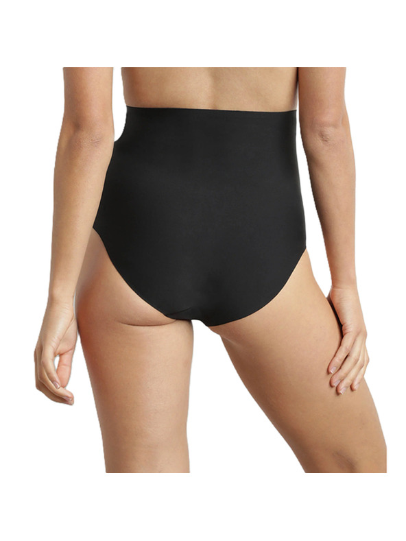 Bellinda INVISIBLE SILHOUETTE HIGH WAIST SLIP - Моделиращи дамски бикини с висок пояс - черен