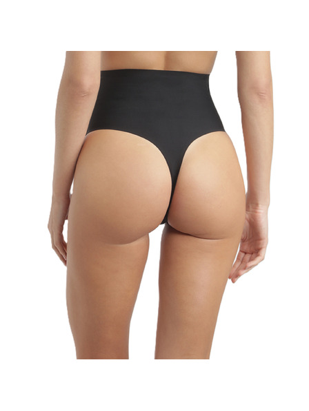 Bellinda INVISIBLE SILHOUETTE MID WAIST THONG - Дамски моделиращ танга - черен
