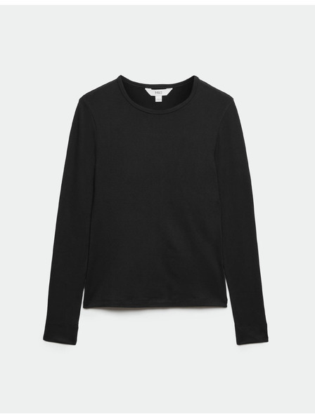 Marks & Spencer Туника от ултрамек материал Marks & Spencer черна