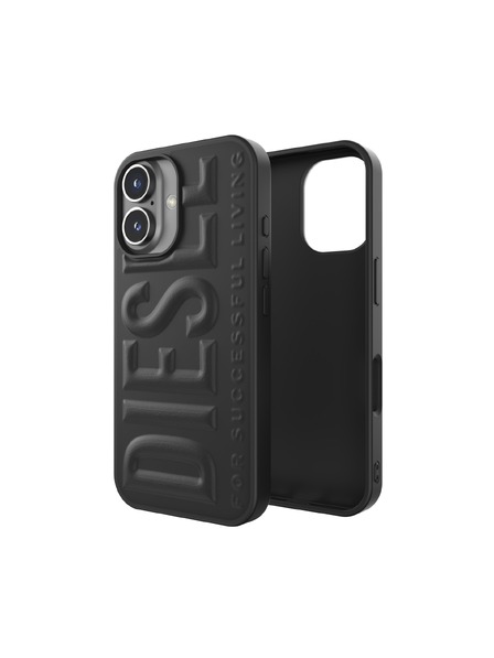 Diesel Diesel 3D кейс за iPhone 16 Biscotto черен 60209