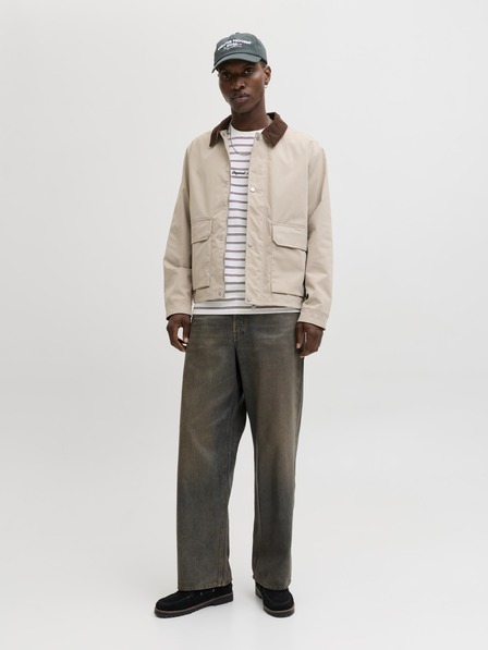 Jack & Jones Бежова преходна яке JORCatskills Barn