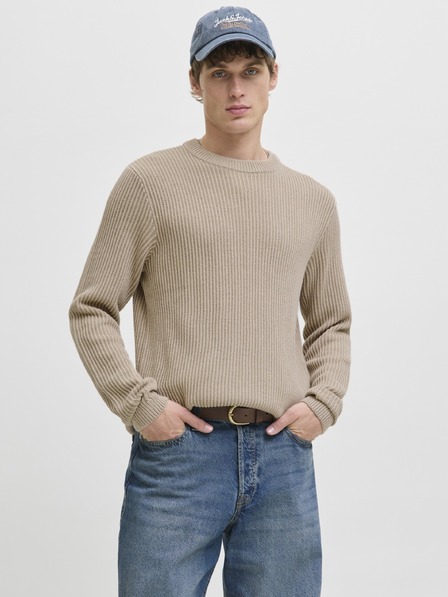 Jack & Jones Мъжки плетен пуловер moonbeam