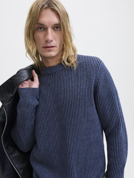 Jack & Jones Мъжки плетен пуловер sky captain