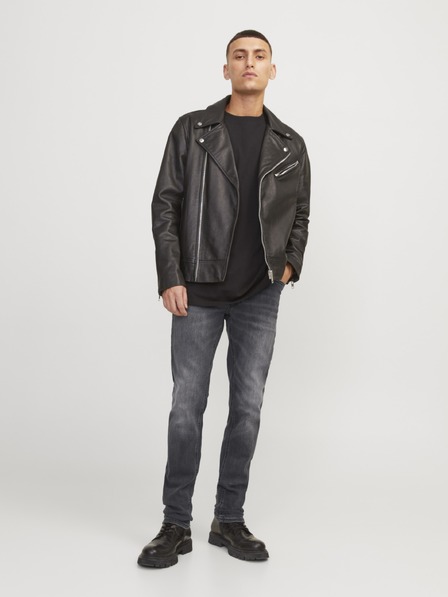 Jack & Jones JJIGLENN мъжки черни slim fit дънки
