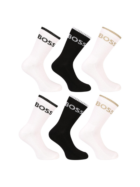 BOSS Комплект от шест - чорапи BOSS високи многоцветни
