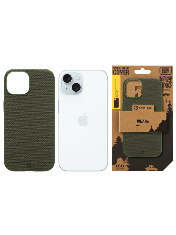 Tactical Tactical MagForce WEARe Калъф за Apple iPhone 15 Forest Green