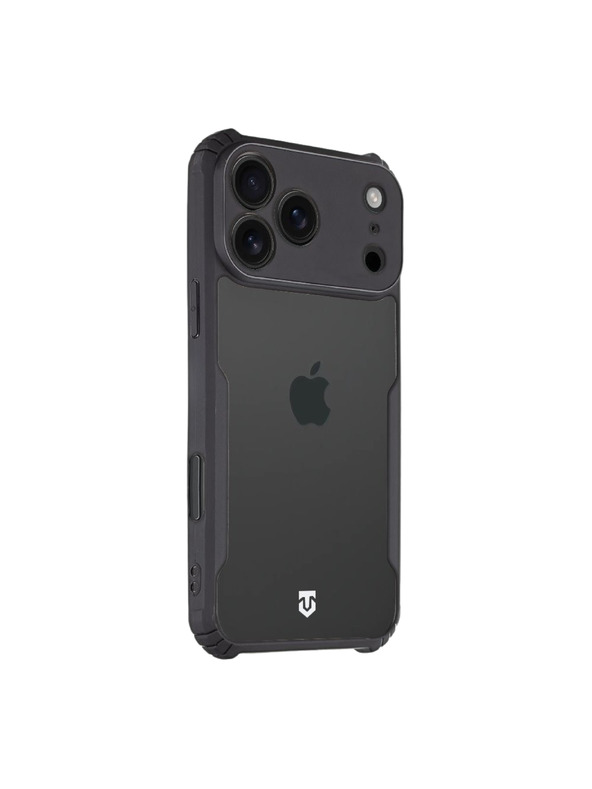Tactical Tactical Quantum Stealth Защитен калъф за Apple iPhone 18 Pro Max Clear/Black