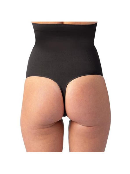Bellinda INVISIBLE SILHOUETTE HIGH WAIST THONG - Дамски моделиращ тангa с висока талия - черна