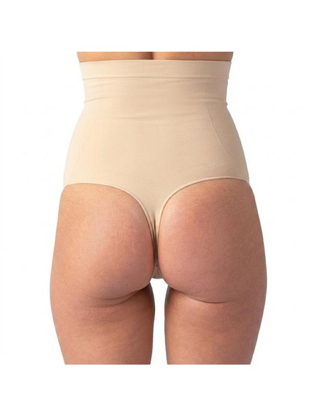 Bellinda INVISIBLE SILHOUETTE HIGH WAIST THONG - Дамски моделиращ тангa с висока талия - телесен