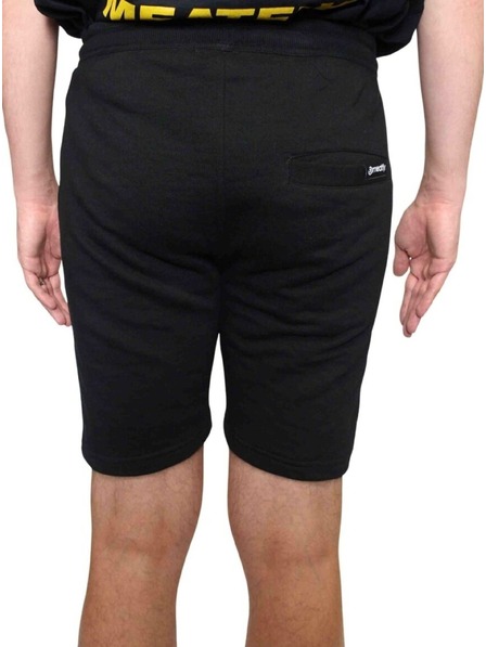 Meatfly Мъжки спортни къси панталони Meatfly Cushy Black / White