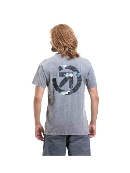 Meatfly Мъжка тениска Meatfly Core Pewter Acid Wash