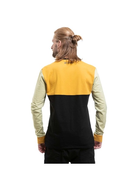 Meatfly Мъжка тениска с дълги ръкави Meatfly Harvey Olive Light / Honey