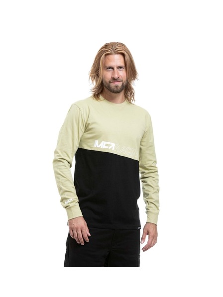 Meatfly Мъжка тениска с дълги ръкави Meatfly Judgement Olive Light