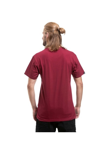 Meatfly Мъжка тениска Meatfly MF Logo Brown Red