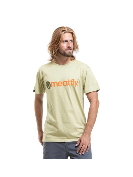 Meatfly Мъжка тениска Meatfly Joe Olive Light