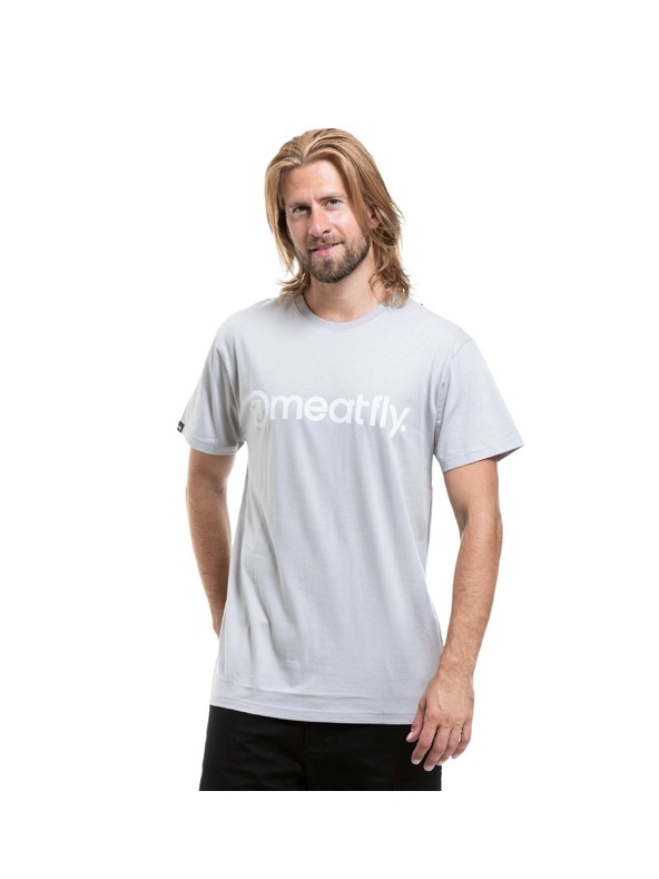Meatfly Meatfly мъжка тениска MF Logo Quiet Gray